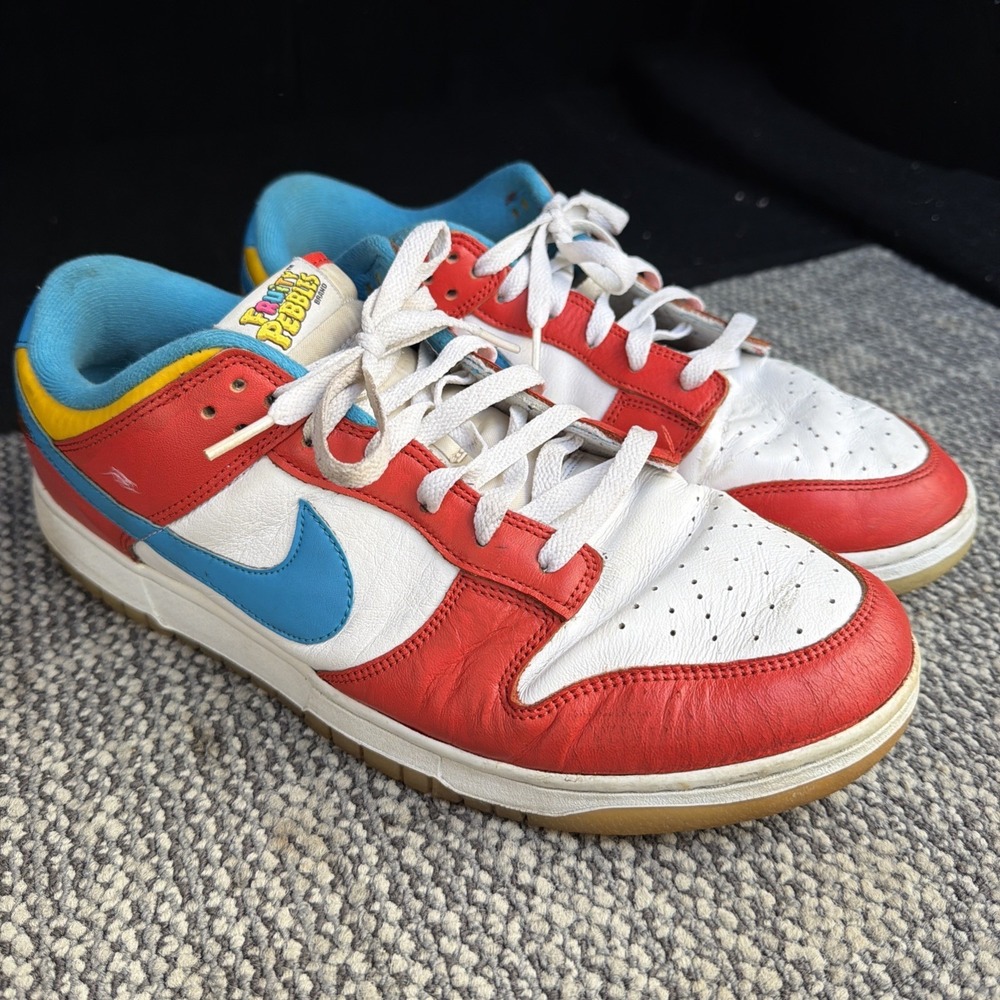 Rare Nike Dunk Low x LeBron James x Fruity Pebbles Shoe DH8009-600 Men's Size 13